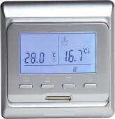 Терморегулятор RTC Е91.716 серебро для электрического пола